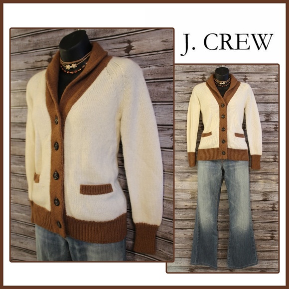 J. Crew Sweaters - Two Tone Mohair Button Down Sweater by J. Crew